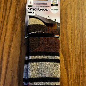 SMARTWOOL  Usa Hike Full Cushioned Irregular Striped Unisex Crew Socks